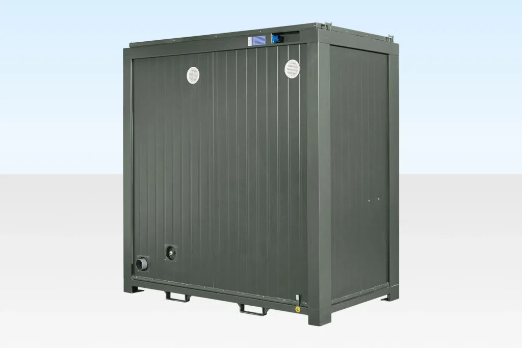 Double Mains Toilet Cabin