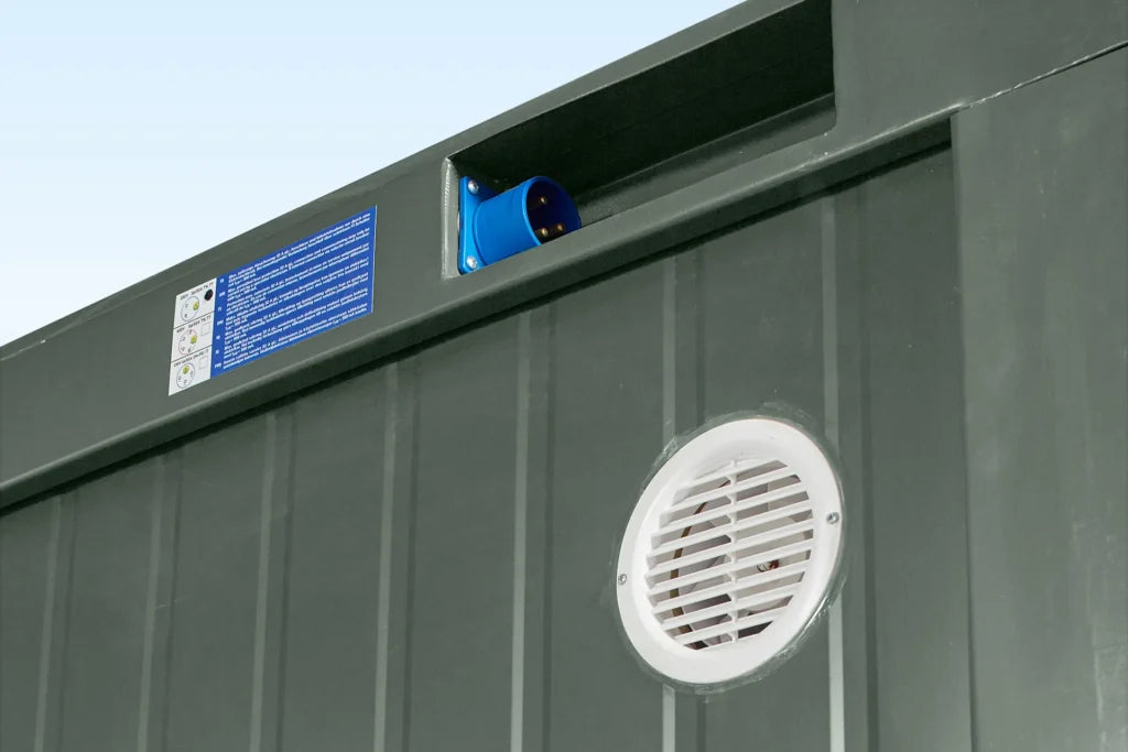 Double Mains Toilet Cabin