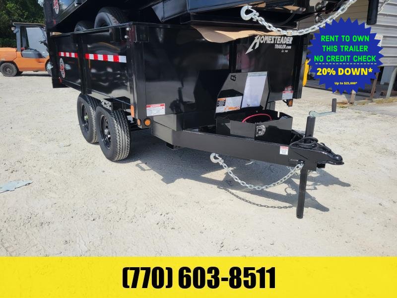 6X10 Dump Trailer W/2-5200LB Axles & Tarp 2026 Homesteader Trailers