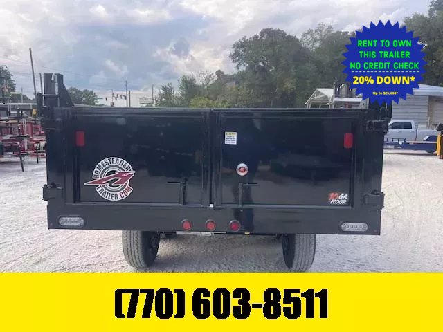 6X12 Dump Trailer W/ 2-5200 LB Axles & Tarp 2026 Homesteader Trailers