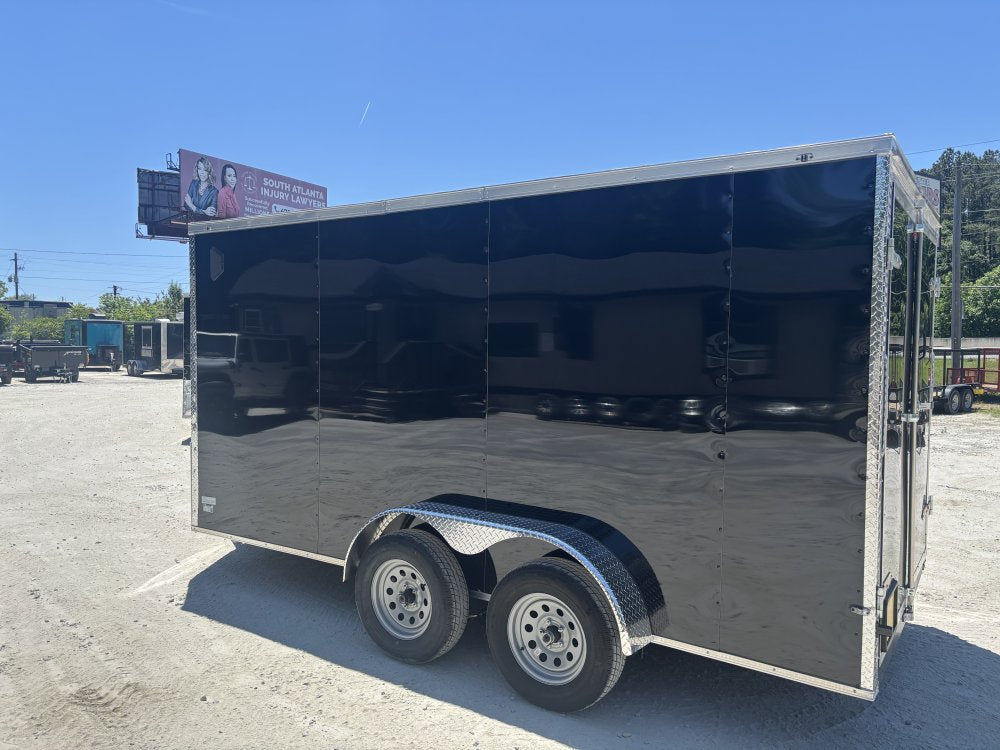 7x14 Enclosed Trailer 6'6" Interior Height W/ Side Door & Barn Doors 2026 J&C