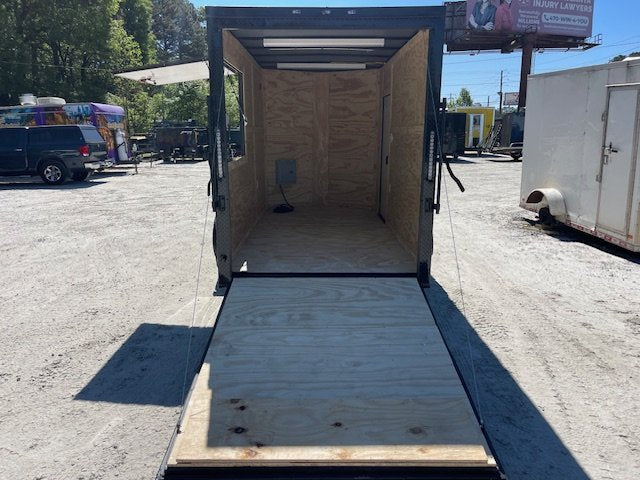 6X12 Food Trailer 30 Amp Electrical Package Concession Window & Serving Table 2026 J&C