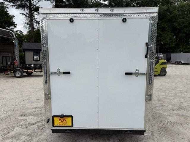 6x12 Enclosed Trailer 6'6" Interior Height W/ Side Door & Ramp 2026 J&C