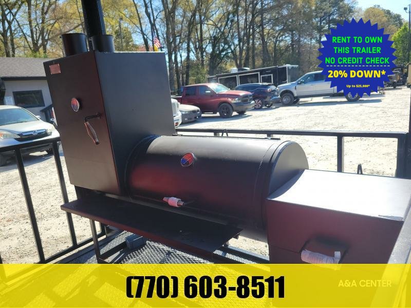 2027 Other 8.5x20 BBQ Porch Food Trailer LOADED W/ Smoker, Gas Package, Hood Vent, Dual Deep Fryers, Proofing Cabinet, Freezer & Refrigerator (On Order)