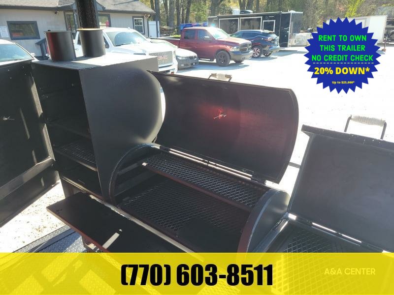 2027 Other 8.5x20 BBQ Porch Food Trailer LOADED W/ Smoker, Gas Package, Hood Vent, Dual Deep Fryers, Proofing Cabinet, Freezer & Refrigerator (On Order)