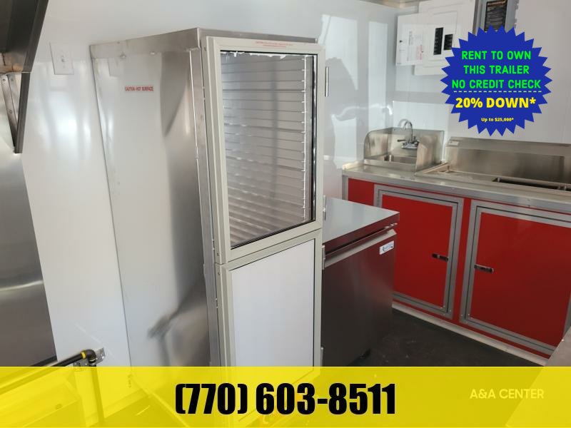 2027 Other 8.5x20 BBQ Porch Food Trailer LOADED W/ Smoker, Gas Package, Hood Vent, Dual Deep Fryers, Proofing Cabinet, Freezer & Refrigerator (On Order)