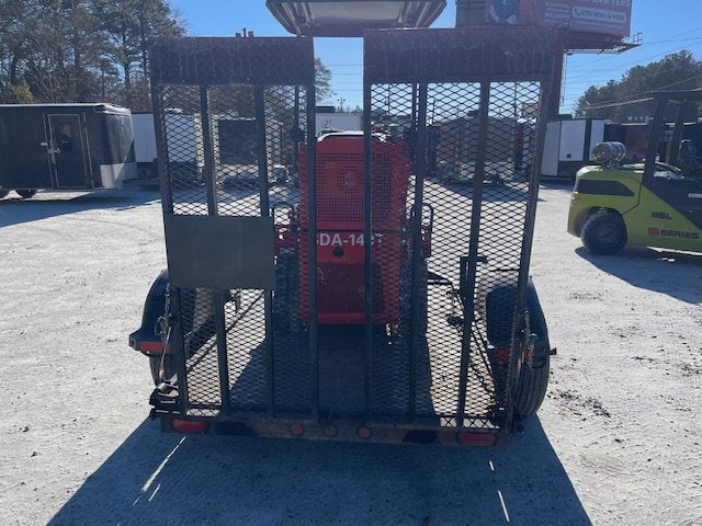 USED 5X8 Equipment Trailer MMDI W/ Mini Compact Track Loader 2019