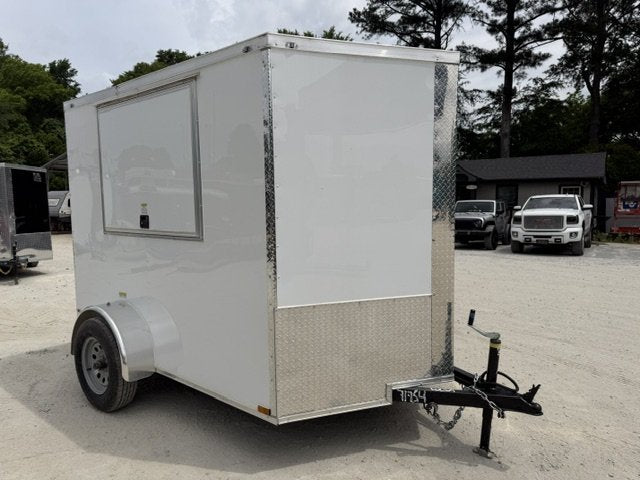 6X8 Food Trailer W/ Finished Walls & Ceiling Electrical Pkg 2026 Quality Cargo