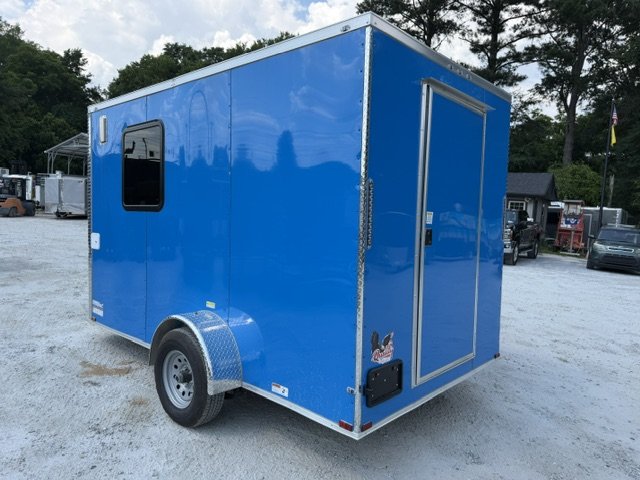 7X12 NAIL SALON W/ SINK PKG,50 AMP ELECTRICAL PACKAGE, A/C, FINISHED INTERIOR 2026 Quality Cargo Trailers