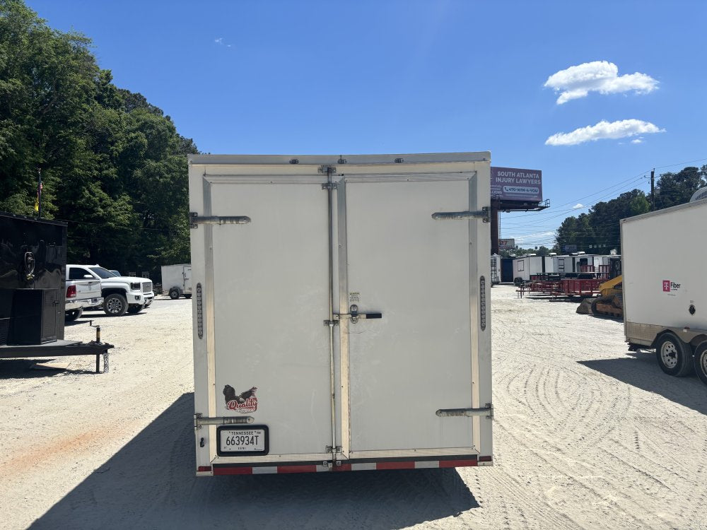Used 7X14 Enclosed Trailer 7' Interior Height W/ Side Door & Barn Door 2025 Quality Cargo Trailers