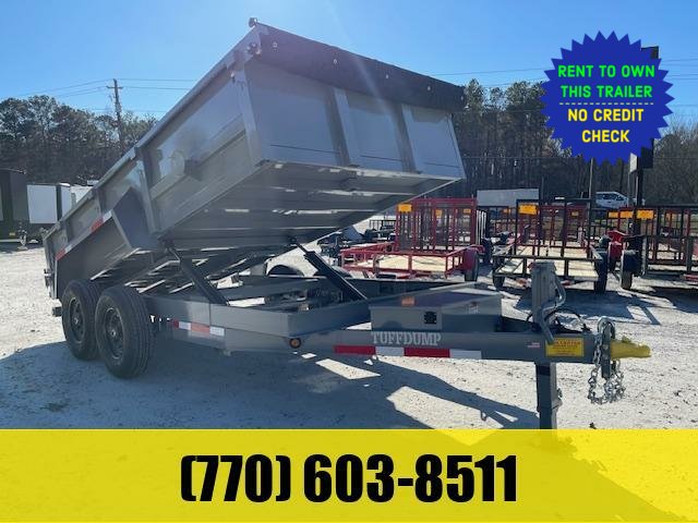 7x14 Dump Trailer W/ 2 Foot Walls 2-7000LB Axles 2026 Tuff Dump