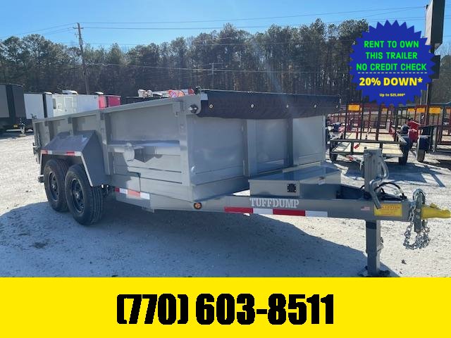 7x14 Dump Trailer W/ 2 Foot Walls 2-7000LB Axles 2026 Tuff Dump