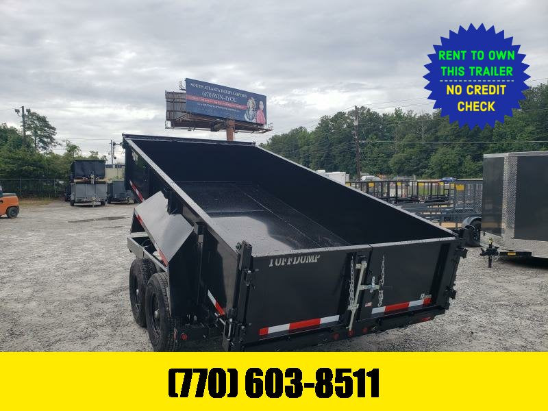 7x14 Dump Trailer W/ 2 Foot Walls 2-7000LB Axles 2026 Tuff Dump
