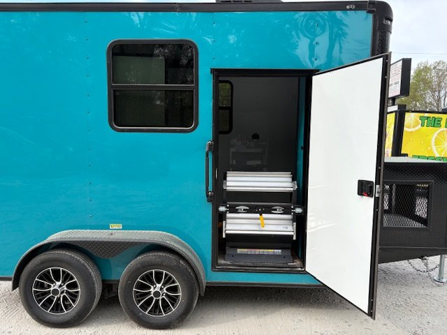 7x12 Pet Grooming Trailer Bathroom, Upgraded Water Tanks, 50" Tub, Propane Tankless Water Heater, High Velocity Dryer, Integrated Vacuum System & More 2026 Quality Cargo Trailers