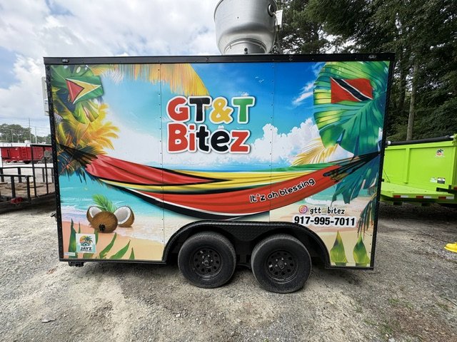 USED 8.5X12 Food Trailer W/ Hood Vent, Fire Suppression, Mini Split, Griddle, Charbroiler, 4 Burner Range, Reach-In Refrigerator, Sink Pkg 2025 C Trailers