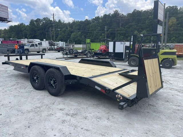 7x20 Equipment Trailer W/ 2-7000LB Axles, Mack Daddy Ramps 2026 Gps