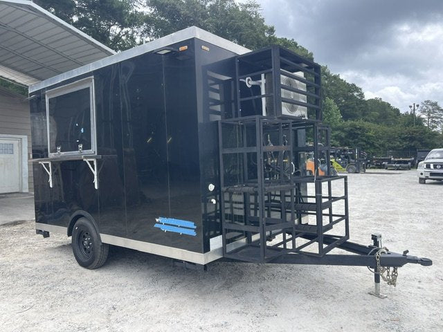 USED 8X10 Food Trailer W/ Triple Sink, Concession Window 2024 ACHA