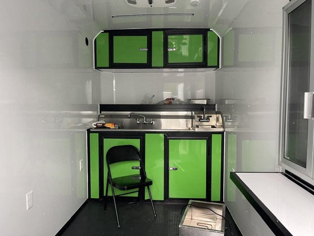 Used 6X12 Food Trailer SINK PKG,50 AMP ELECTRICAL PACKAGE, A/C, FINISHED INTERIOR 2025 Cynergy Cargo