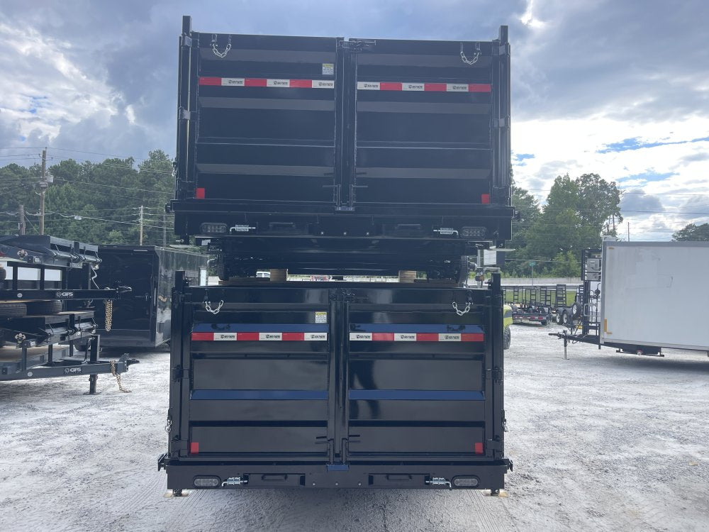 7x16 Dump Trailer Telescopic Lift 4 Foot Sides 14,000 GVWR W/Tarp and Ramps 2026 Southern Utility Trailers