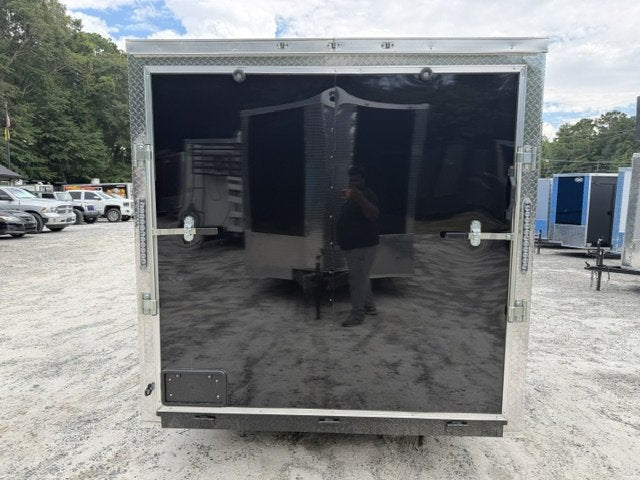 7x16 Enclosed Trailer 6'6" Interior Height W/ Side Door & Ramp 2026 J&C