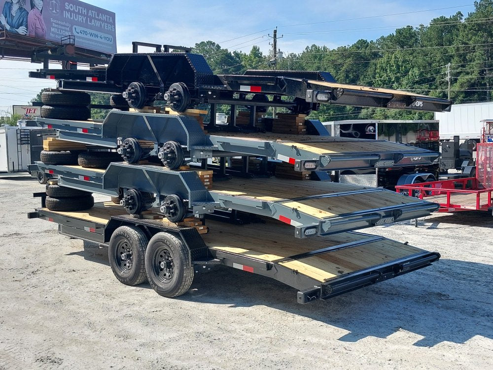 7x20 Equipment Trailer W/ 2-7000LB Axles, 2027 Gps