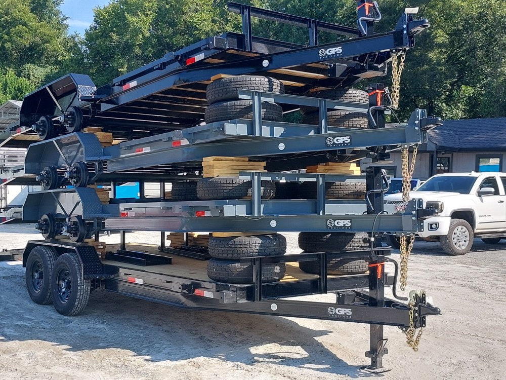 7x20 Equipment Trailer W/ 2-7000LB Axles, 2027 Gps