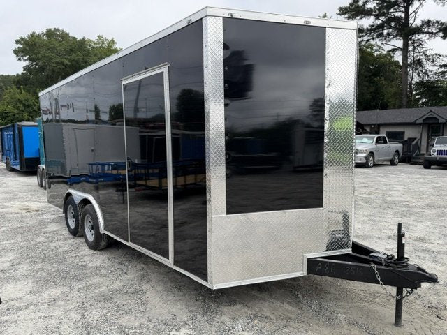 8.5x24 Enclosed Trailer 7 Foot Interior Height W/ Side Door & Ramp 2026 J&C