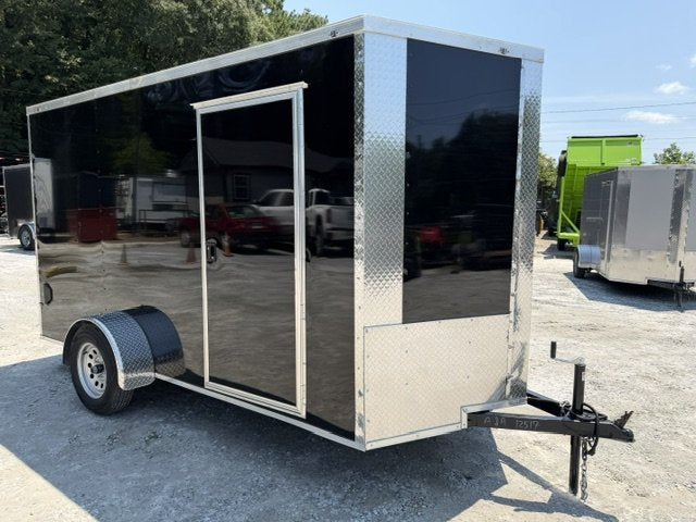 6x12 Enclosed Trailer 6'6" Interior Height W/ Side Door & Ramp 2026 J&C