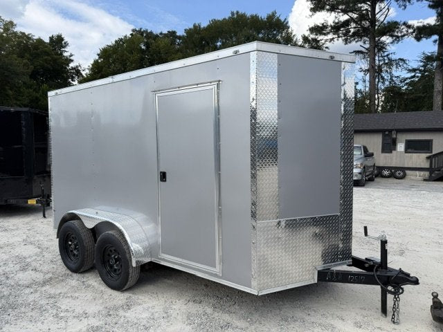 6x12 Enclosed Trailer Dual Axle 6'6" Interior Height W/ Side Door & Ramp 2026 J&C