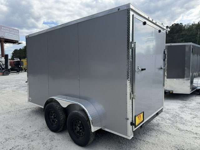 6x12 Enclosed Trailer Dual Axle 6'6" Interior Height W/ Side Door & Ramp 2026 J&C