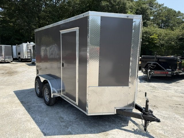 6x12 Enclosed Trailer Dual Axle 6'6" Interior Height W/ Side Door & Ramp 2026 J&C