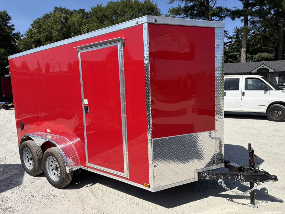 6x12 Enclosed Trailer 6'3" Interior Height W/ Side Door & Ramp 2027 Quality Cargo