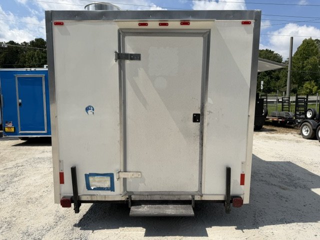 USED 8X16 Food Trailer W/ Hood Vent, Fire Suppression, Mini Split, Griddle, Charbroiler, 4 Burner Range, Reach-In Refrigerator, Sink Pkg 2025