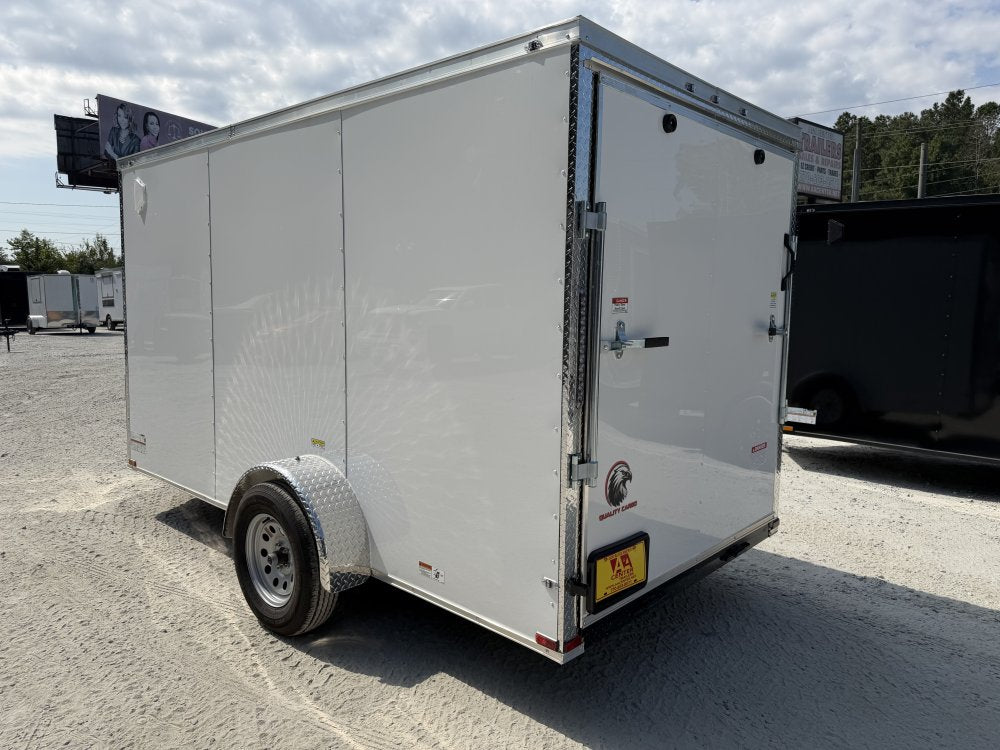 6x12 Enclosed Trailer 6'3" Interior Height W/ Side Door & Ramp 2027 Quality Cargo