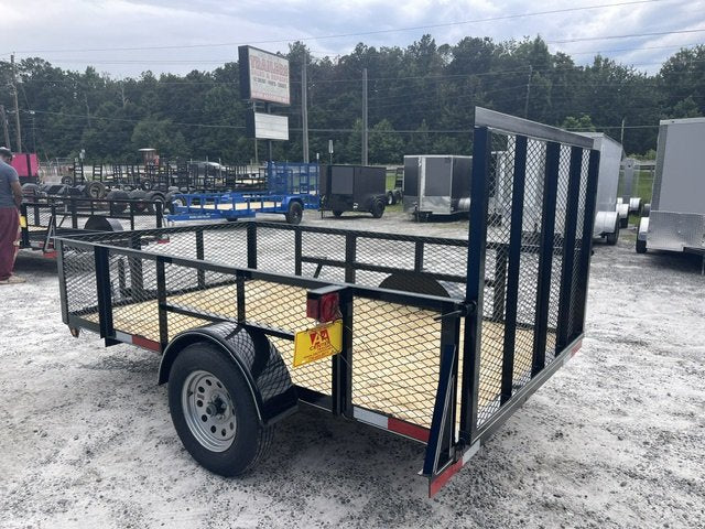 6x10 Utility Trailer W/ 2' Mesh sides 2026 Lonewolf