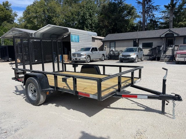6x10 Utility Trailer W/ Spare Tire Mount, D-Rings 2026 Lonewolf