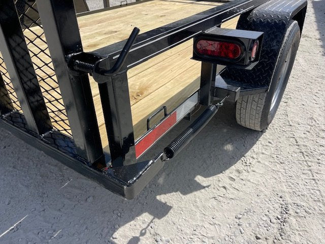 6x10 Utility Trailer W/ Spare Tire Mount, D-Rings 2026 Lonewolf