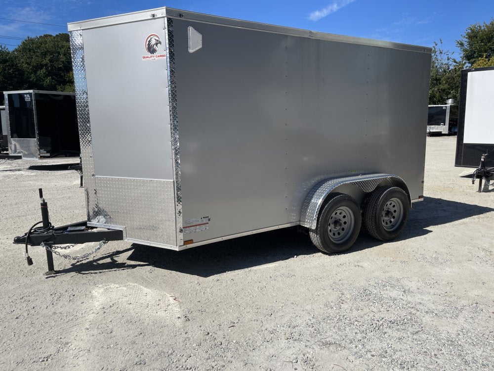 6x12 Enclosed Trailer 6'3" Interior Height W/ Side Door & Ramp 2027 Quality Cargo