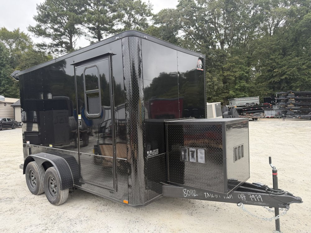 7X12 Road Side Service Trailer, Tire Changer & Balancer, Air compressor, 50 AMP Electrical Package