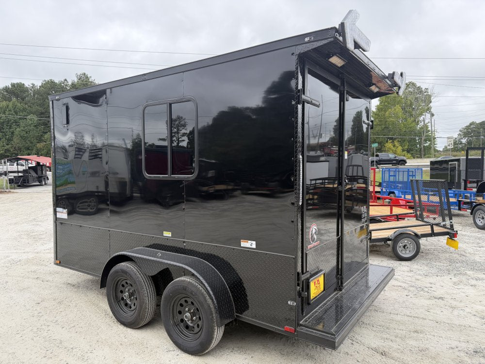 7X12 Road Side Service Trailer, Tire Changer & Balancer, Air compressor, 50 AMP Electrical Package