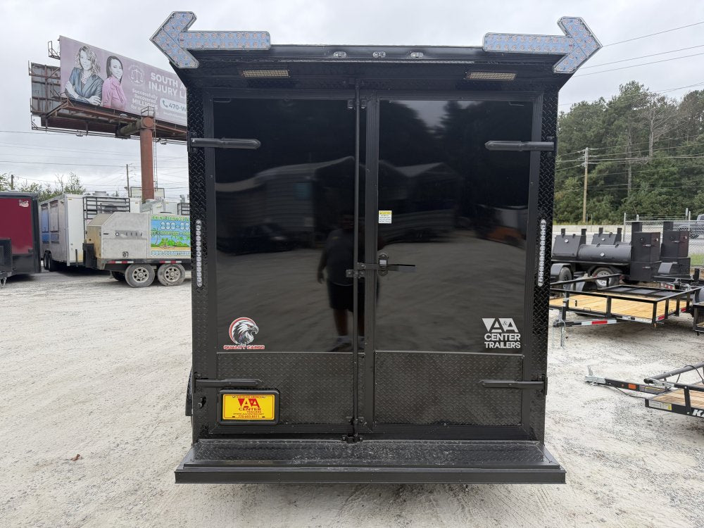 7X12 Road Side Service Trailer, Tire Changer & Balancer, Air compressor, 50 AMP Electrical Package