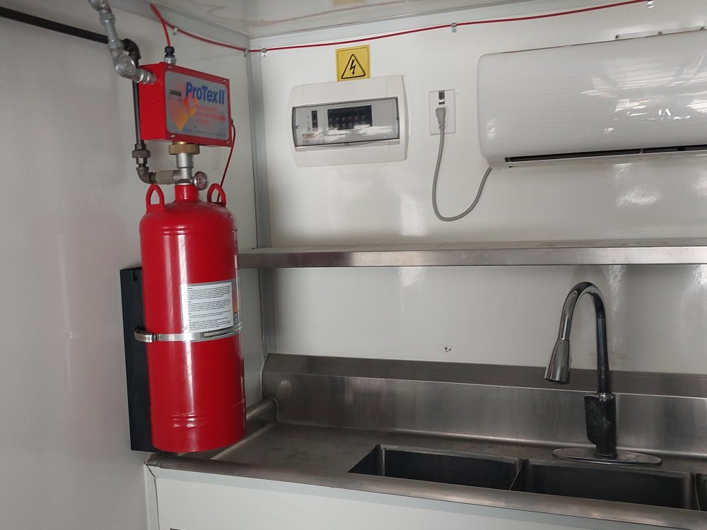 USED 8X16 Food Trailer W/ Hood Vent, Steam Table, Fryer, 2 Burner, Flat Top, Minisplit A/C, Triple Sink, Concession Window Other 2024 FUDT