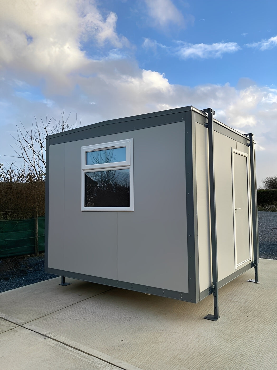 10ft x 10ft Jackleg Site Cabin with Air Conditioning
