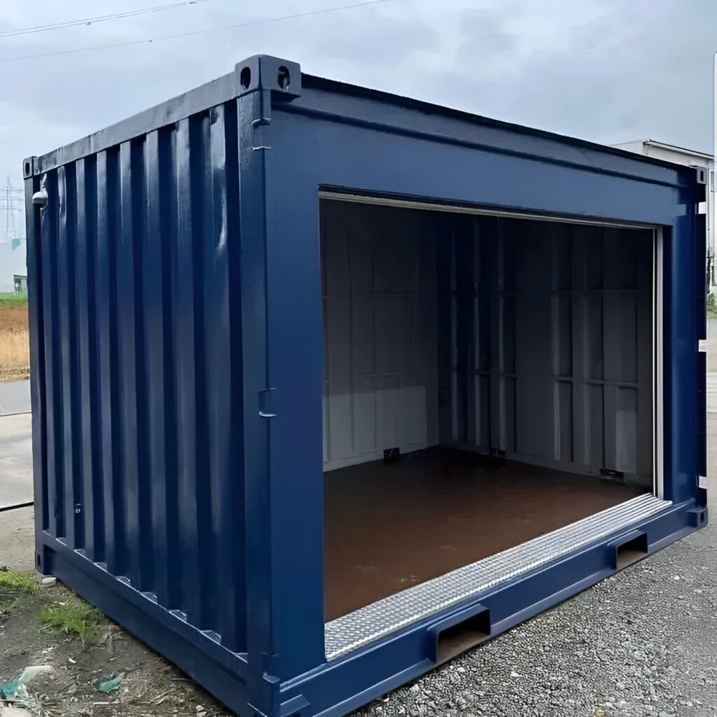 10ft Storage Container with Side Roll-Up Door