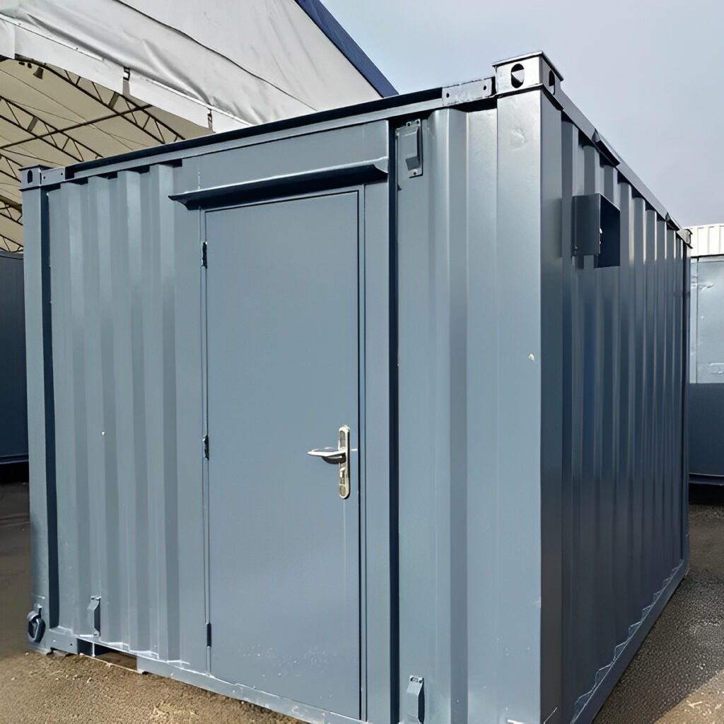 10ft x 8ft Portable Shipping Container Office – Anti-Vandal Steel Office Building