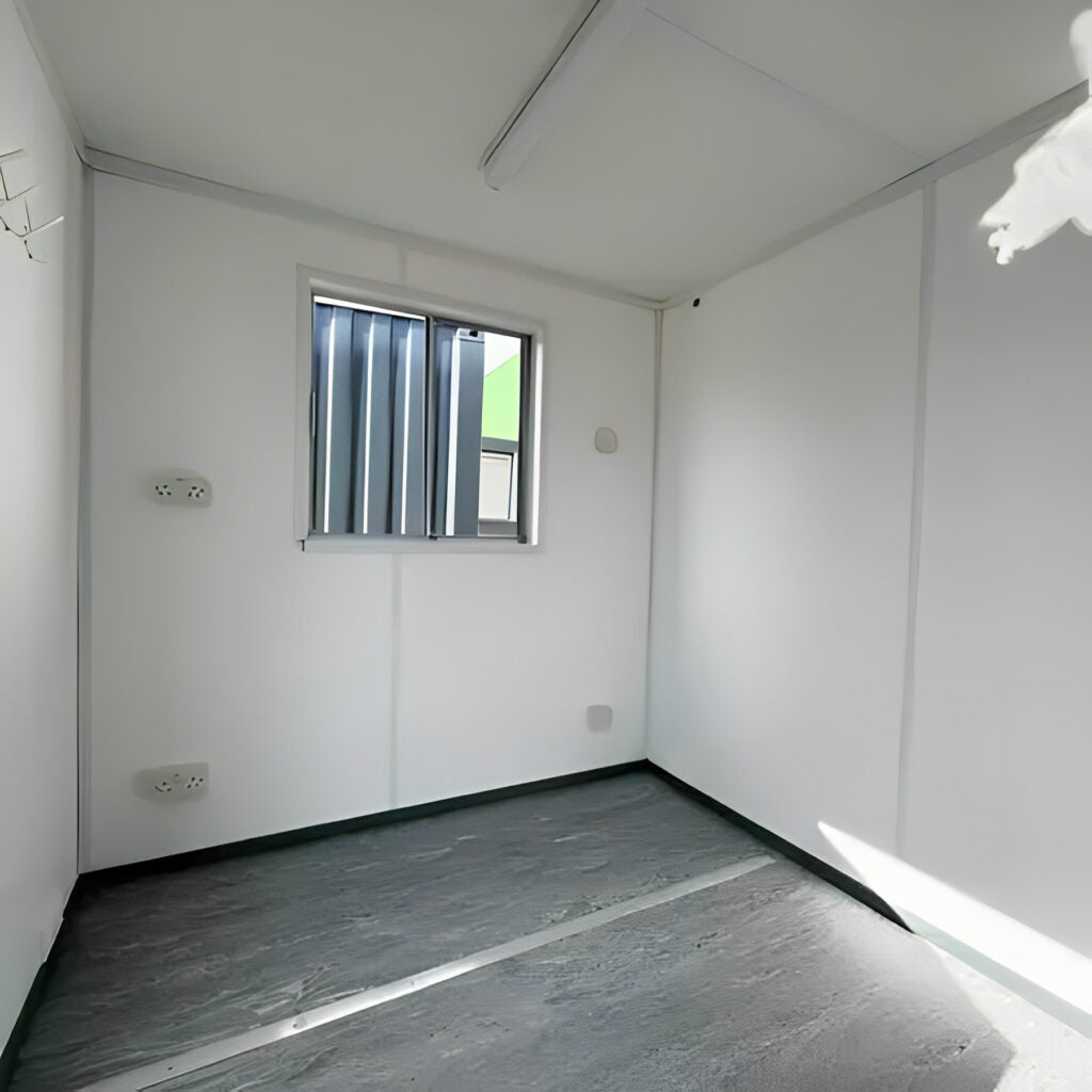 10ft x 8ft Portable Shipping Container Office – Anti-Vandal Steel Office Building