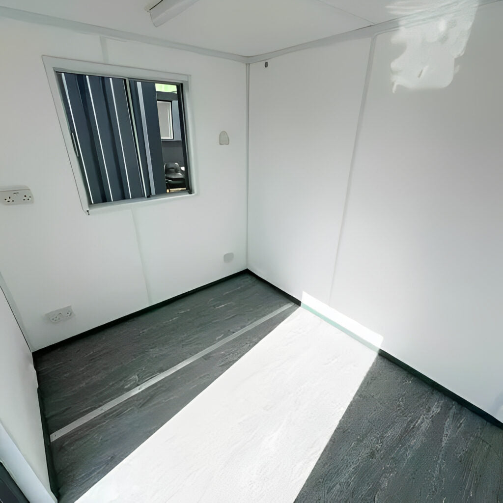 10ft x 8ft Portable Shipping Container Office – Anti-Vandal Steel Office Building