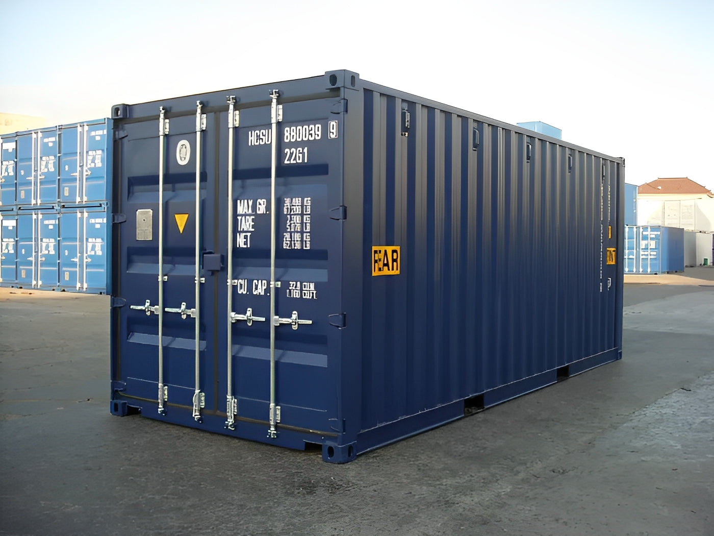 20ft x 8ft Tunnel Shipping Container (Double End Door) – One Trip CSC Certified