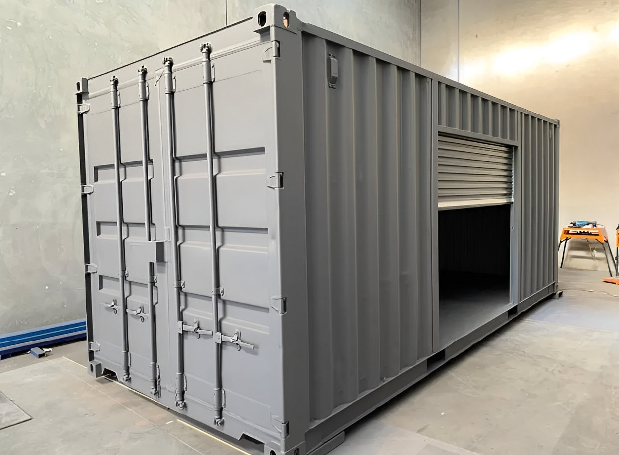 20ft x 8ft Container With Side Roll Up Door