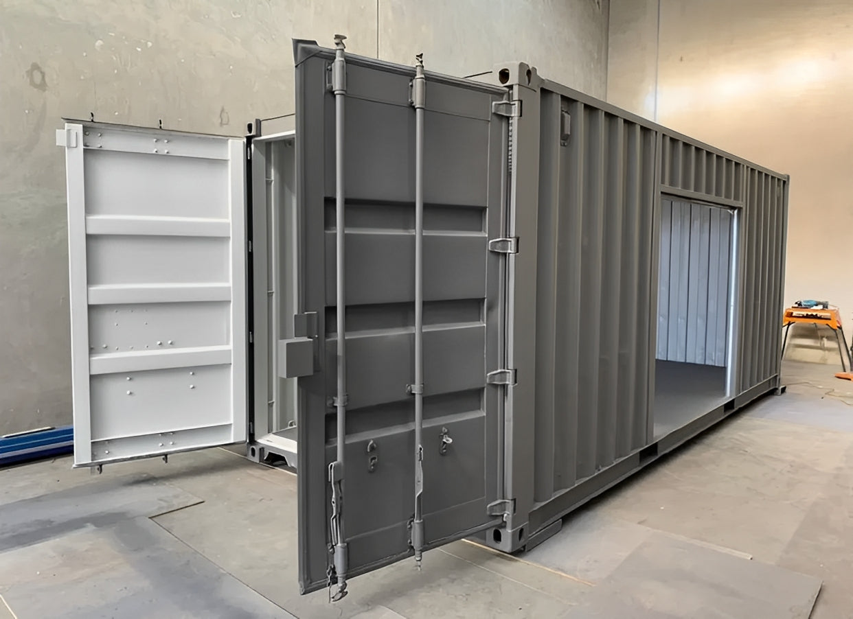 20ft x 8ft Container With Side Roll Up Door